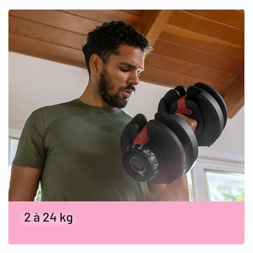 Bowflex SelectTech 552 — Adjustable Dumbbells 2-24kg — vue 2