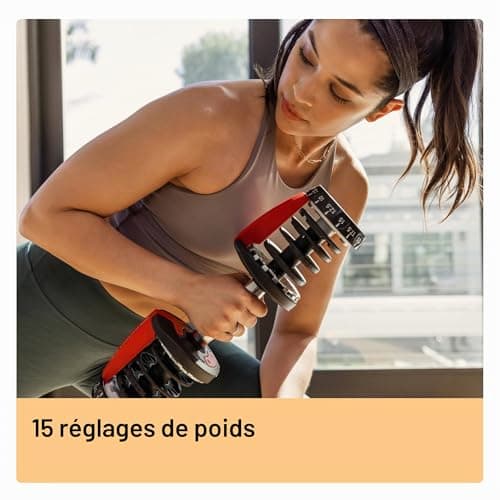 Bowflex SelectTech 552 — Adjustable Dumbbells 2-24kg — vue 3