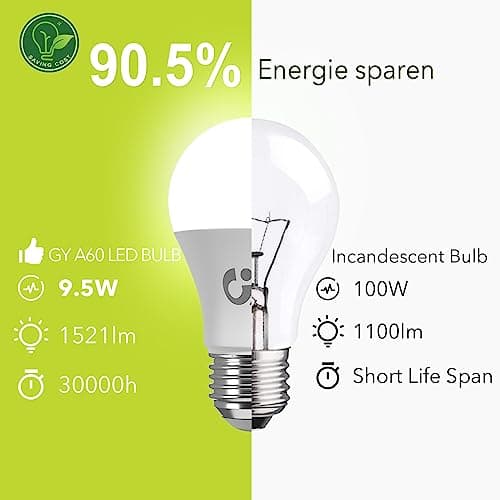 Philips Hue White — 3-Pack E27 Smart Bulbs — vue 3