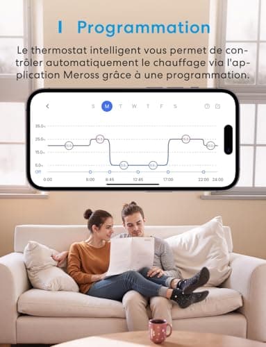 Meross Smart Thermostat — WiFi Smart Thermostat — vue 4
