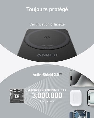 Anker 733 MagGo — 3-in-1 MagSafe Charger 65W — vue 3