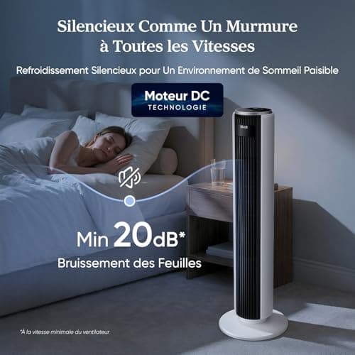 LEVOIT Ventilateur Colonne DC 26W 12 Vitesses — vue 4