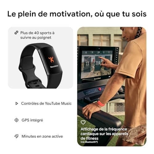 Fitbit Charge 6 — Fitness Tracker with GPS & Cardio — vue 4
