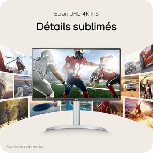 LG 27UN850 — Écran 4K 27" USB-C 96W IPS — vue 4