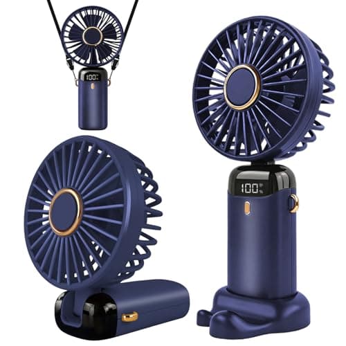 Ventilateur Portable USB 5 Vitesses LED